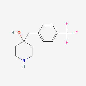 4-(4-(Trifluoromethyl)benzyl)piperidin-4-ol