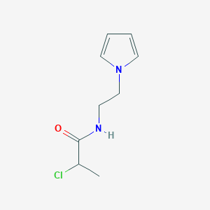 2-chloro-N-[2-(1H-pyrrol-1-yl)ethyl]propanamide