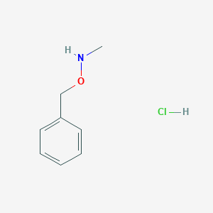 molecular formula C8H12ClNO B1356622 Methanamine, N-(phenylmethoxy)-, hydrochloride CAS No. 71925-14-9