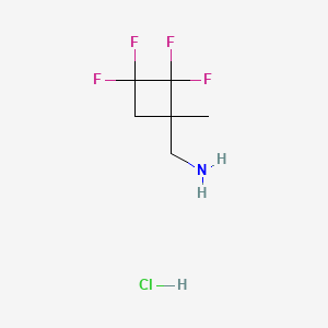 1-(2,2,3,3-Tetrafluoro-1-methylcyclobutyl)methanaminehydrochloride