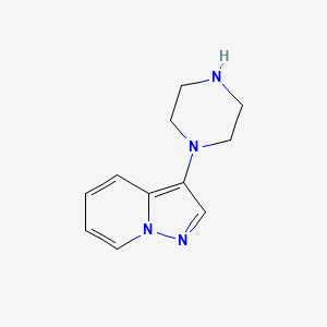 1-{Pyrazolo[1,5-a]pyridin-3-yl}piperazine