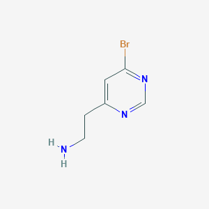 2-(6-Bromopyrimidin-4-yl)ethan-1-amine