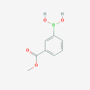 molecular formula C8H9BO4 B135663 3-甲氧羰基苯硼酸 CAS No. 99769-19-4