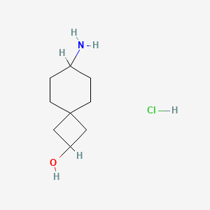 7-Aminospiro[3.5]nonan-2-ol hydrochloride