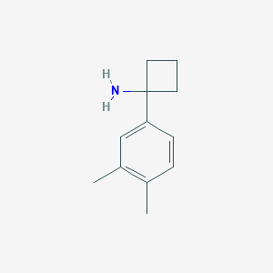 1-(3,4-Dimethylphenyl)cyclobutan-1-amine