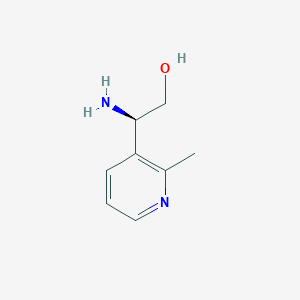 (R)-2-Amino-2-(2-methylpyridin-3-yl)ethan-1-ol