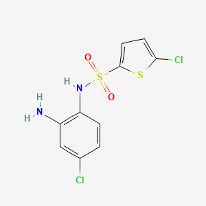 N-(2-amino-4-chlorophenyl)-5-chlorothiophene-2-sulfonamide