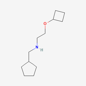 2-Cyclobutoxy-N-(cyclopentylmethyl)ethan-1-amine