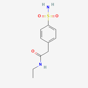 N-ethyl-2-(4-sulfamoylphenyl)acetamide