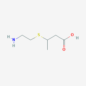 3-((2-Aminoethyl)thio)butanoic acid