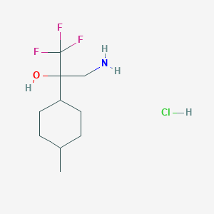 3-amino-1,1,1-trifluoro-2-(4-methylcyclohexyl)propan-2-olhydrochloride,Mixtureofdiastereomers