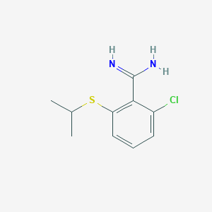 2-Chloro-6-(isopropylthio)benzimidamide