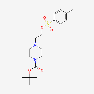 Tert-butyl 4-[2-(4-methylphenyl)sulfonyloxyethyl]piperazine-1-carboxylate