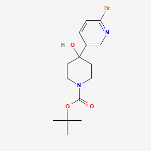 tert-Butyl 4-(6-bromopyridin-3-yl)-4-hydroxypiperidine-1-carboxylate