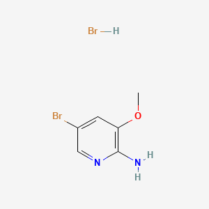 molecular formula C6H8Br2N2O B13566535 5-Bromo-3-methoxypyridin-2-aminehydrobromide 