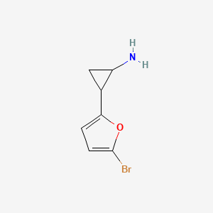 2-(5-Bromofuran-2-yl)cyclopropan-1-amine