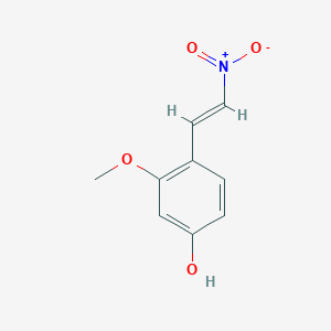 3-methoxy-4-[(E)-2-nitroethenyl]phenol