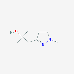 2-methyl-1-(1-methyl-1H-pyrazol-3-yl)propan-2-ol