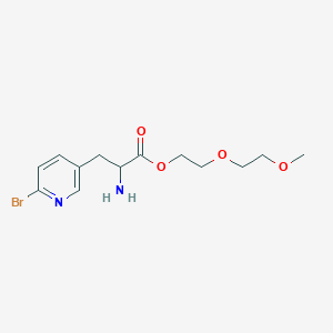 2-(2-Methoxyethoxy)ethyl2-amino-3-(6-bromopyridin-3-yl)propanoate