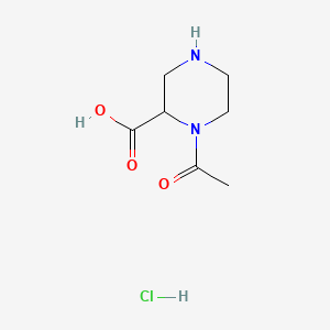 1-Acetylpiperazine-2-carboxylicacidhydrochloride