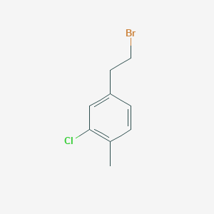 4-(2-Bromoethyl)-2-chloro-1-methylbenzene