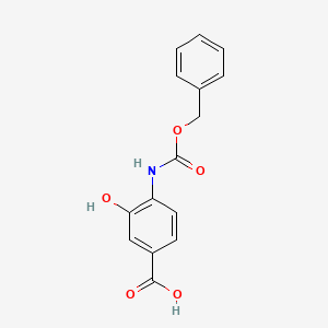 4-(((Benzyloxy)carbonyl)amino)-3-hydroxybenzoic acid