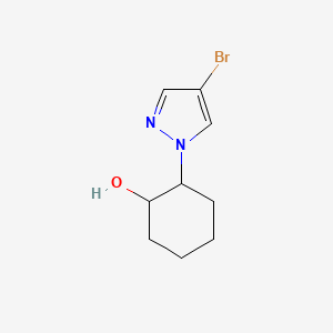 2-(4-Bromo-1H-pyrazol-1-yl)cyclohexanol