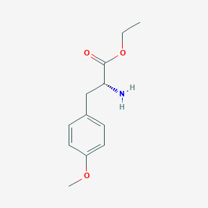 molecular formula C12H17NO3 B13566689 Ethyl (r)-2-amino-3-(4-methoxyphenyl)propanoate 