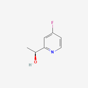 (1S)-1-(4-fluoropyridin-2-yl)ethan-1-ol