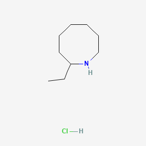 molecular formula C9H20ClN B13566714 2-Ethylazocane hydrochloride 