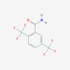 molecular formula C9H5F6NO B1356676 2,5-Bis(trifluoromethyl)benzamide CAS No. 53130-46-4