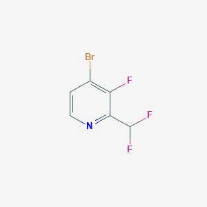 4-Bromo-2-(difluoromethyl)-3-fluoropyridine