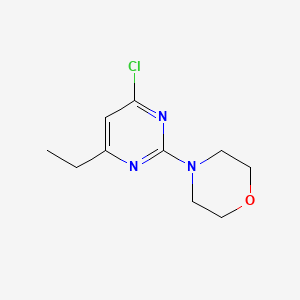 molecular formula C10H14ClN3O B1356678 4-(4-Chloro-6-ethylpyrimidin-2-yl)morpholine CAS No. 901586-60-5