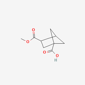 3-(Methoxycarbonyl)bicyclo[2.1.1]hexane-1-carboxylicacid