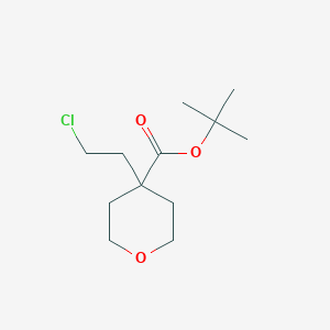 Tert-butyl4-(2-chloroethyl)oxane-4-carboxylate