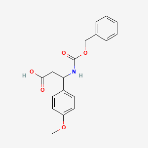 3-(((Benzyloxy)carbonyl)amino)-3-(4-methoxyphenyl)propanoic acid