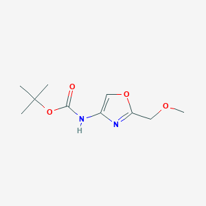 tert-butylN-[2-(methoxymethyl)-1,3-oxazol-4-yl]carbamate