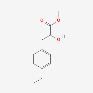 Methyl 3-(4-ethylphenyl)-2-hydroxypropanoate