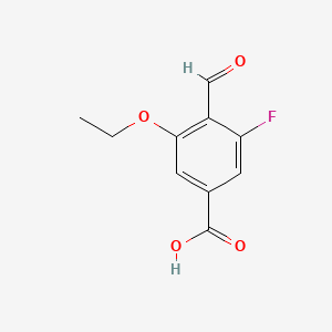 3-Ethoxy-5-fluoro-4-formylbenzoic acid