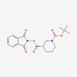 1-Tert-butyl 3-(1,3-dioxo-2,3-dihydro-1H-isoindol-2-YL) (3S)-piperidine-1,3-dicarboxylate