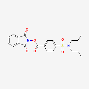 1,3-Dioxoisoindolin-2-yl 4-(N,N-dipropylsulfamoyl)benzoate