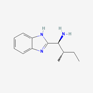 (1S,2S)-1-(1H-1,3-benzodiazol-2-yl)-2-methylbutan-1-amine