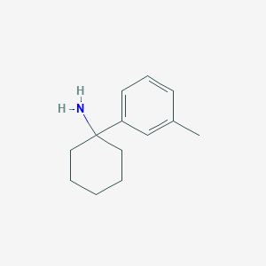 molecular formula C13H19N B13567092 1-(3-Methylphenyl)cyclohexanamine CAS No. 2201-28-7