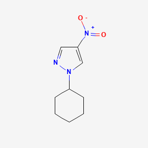 molecular formula C9H13N3O2 B1356711 1-环己基-4-硝基吡唑 CAS No. 97421-22-2