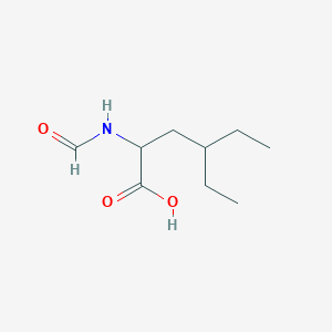 4-Ethyl-2-formamidohexanoic acid