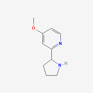 4-Methoxy-2-(pyrrolidin-2-yl)pyridine