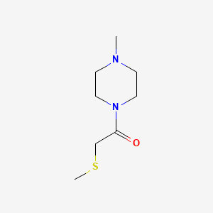 1-(4-Methylpiperazin-1-yl)-2-(methylthio)ethan-1-one