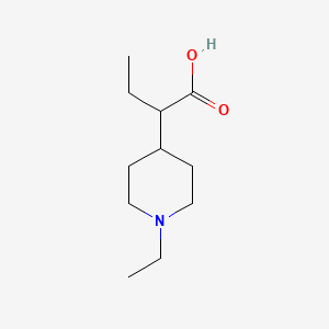 2-(1-Ethylpiperidin-4-yl)butanoic acid