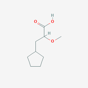 3-Cyclopentyl-2-methoxypropanoicacid