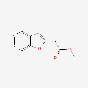 molecular formula C11H10O3 B1356727 Methyl Benzofuran-3-acetate CAS No. 26278-23-9